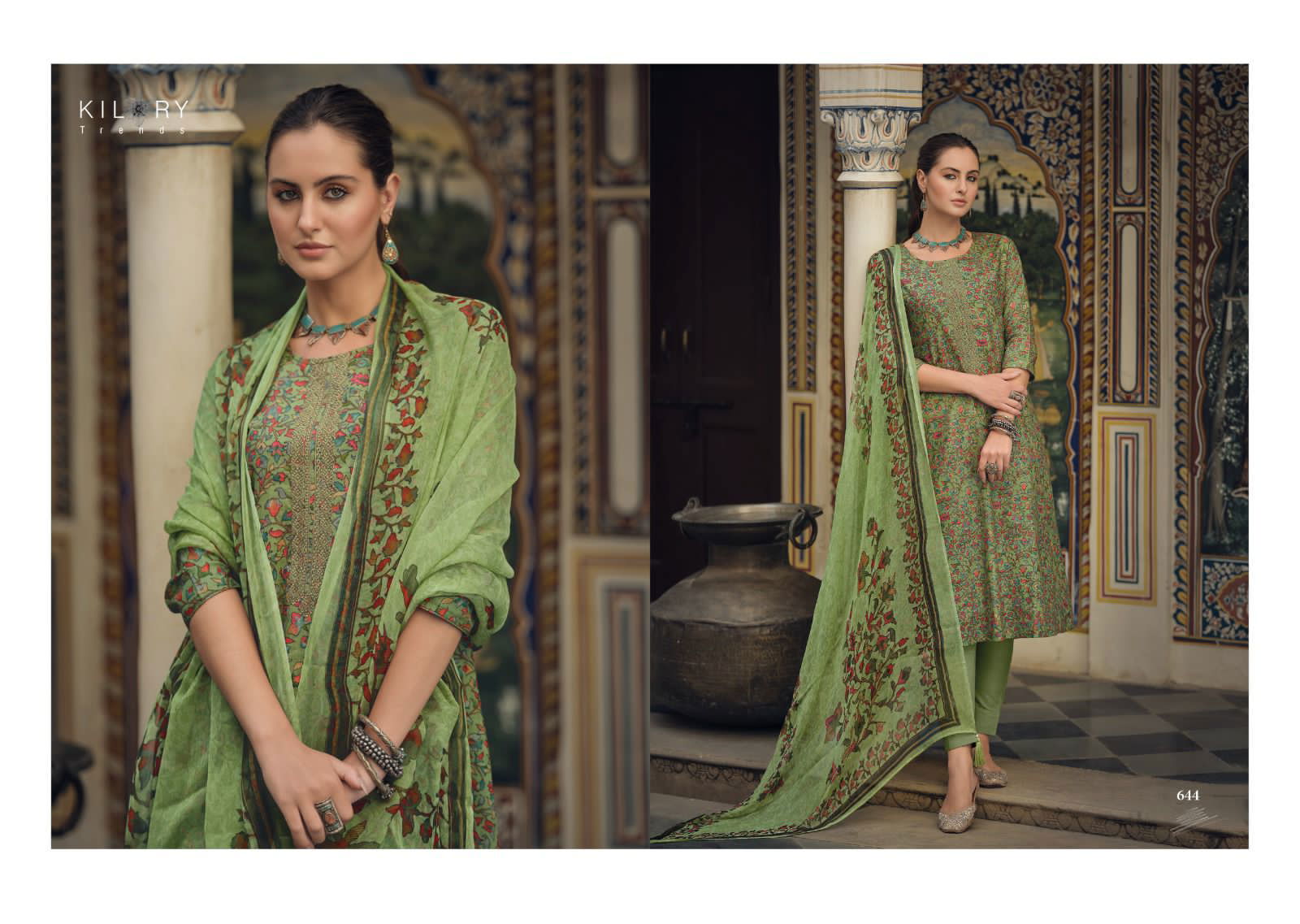 Tesoro By Kilory Trendz 641-648 Cotton Dress Material Catalog